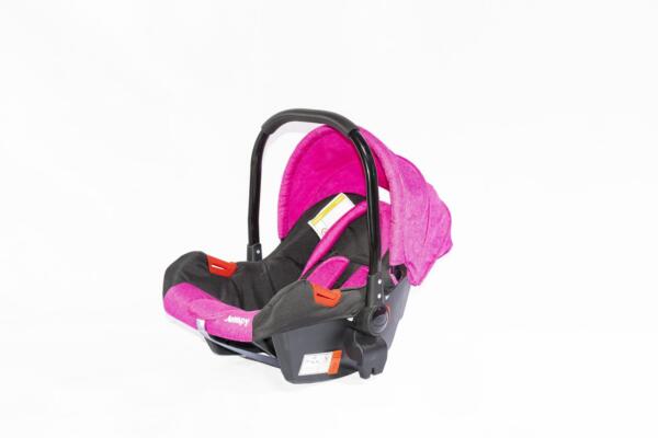 Coche Para Bebé + Silla Para Carro Fucsia - Imagen 5